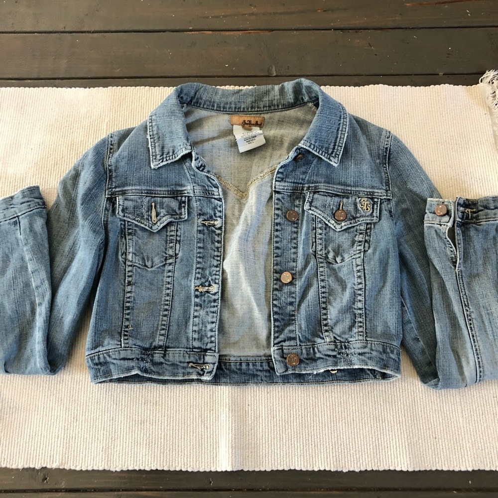 Cropped Jean Jacket
